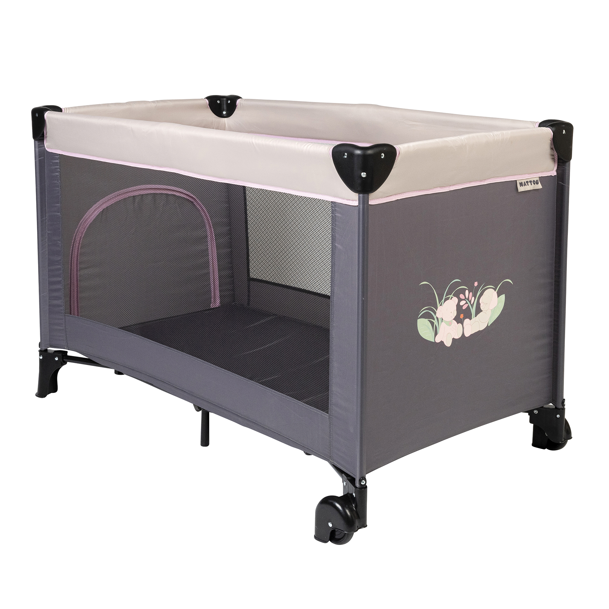 IRIS & LALI Lit pliant de voyage GRIS Nattou