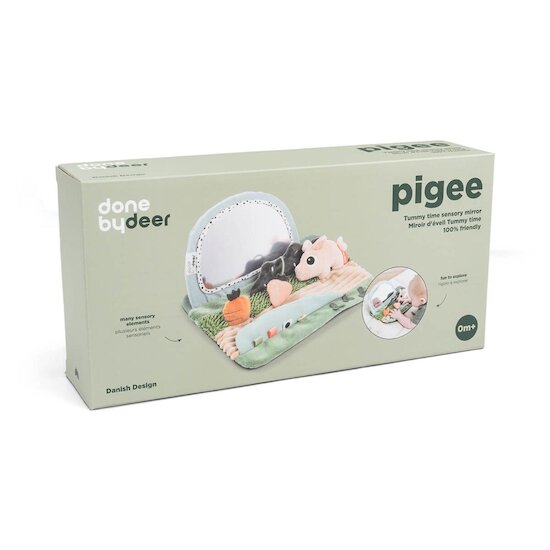 Done by Deer Miroir d'éveil Tummy time Tiny farm Multicolore  Done by Deer Miroir d'éveil Tummy time Tiny farm Multicolore