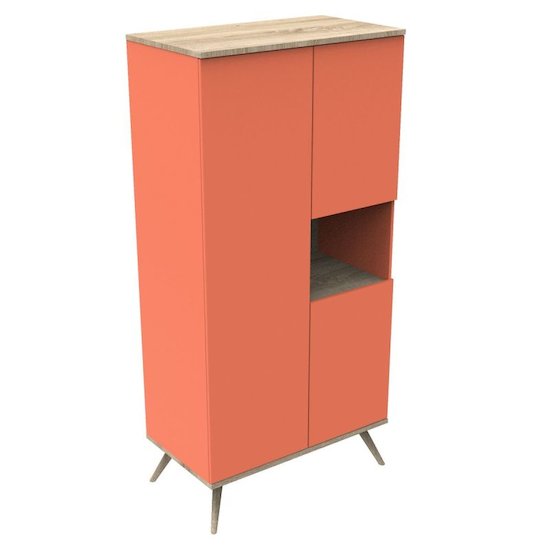 Sauthon Original Armoire Boréale Chêne Doré - Corail 