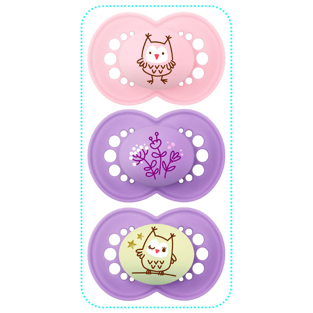 MAM - 3 sucettes Original silicone MULTICOLORE MAM