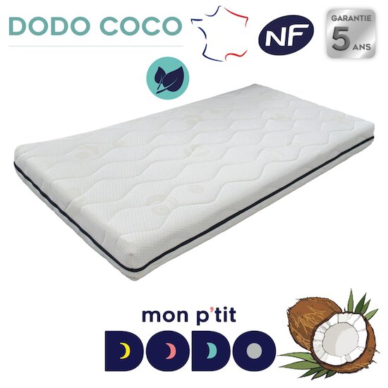 Mon P'tit Dodo Matelas Dodococo Blanc  Mon P'tit Dodo Matelas Dodococo Blanc
