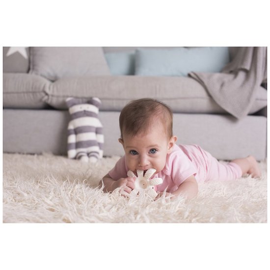 BabyToLove Bonnie la pieuvre de dentition Gris Céleste  BabyToLove Bonnie la pieuvre de dentition Gris Céleste