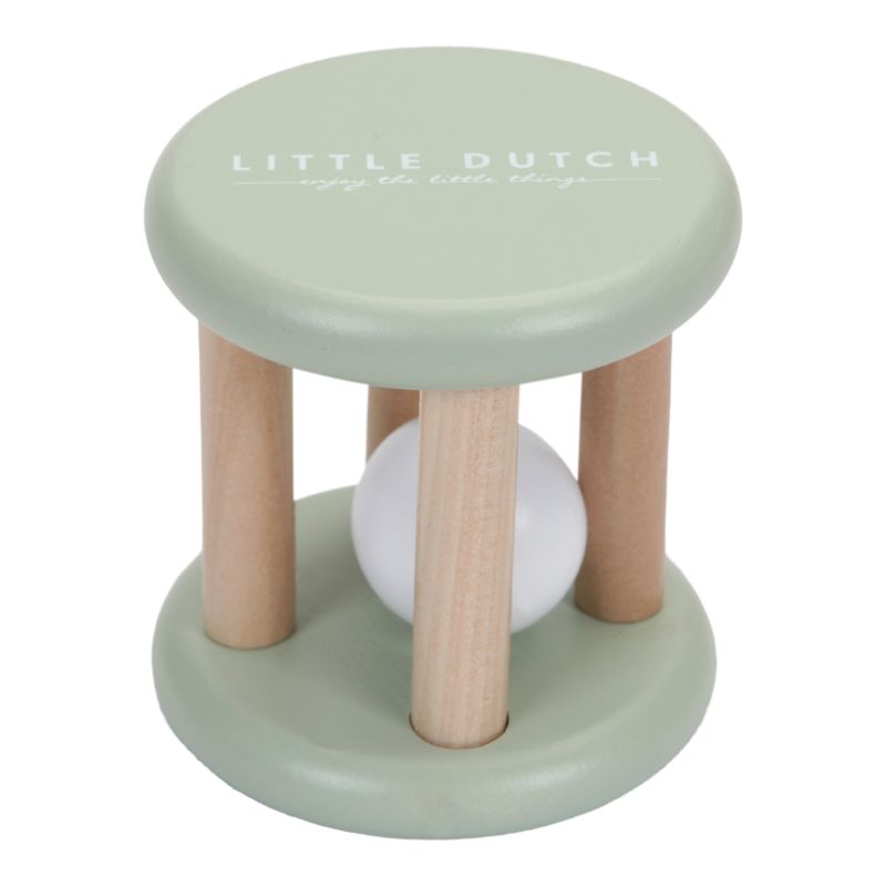 LITTLE DUTCH - Hochet roulant VERT Little Dutch