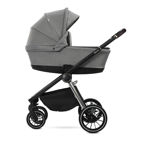 Lorelli Trio Poussette Bianca Nacelle+Coque Aria Lux Gris  Lorelli Trio Poussette Bianca Nacelle+Coque Aria Lux Gris