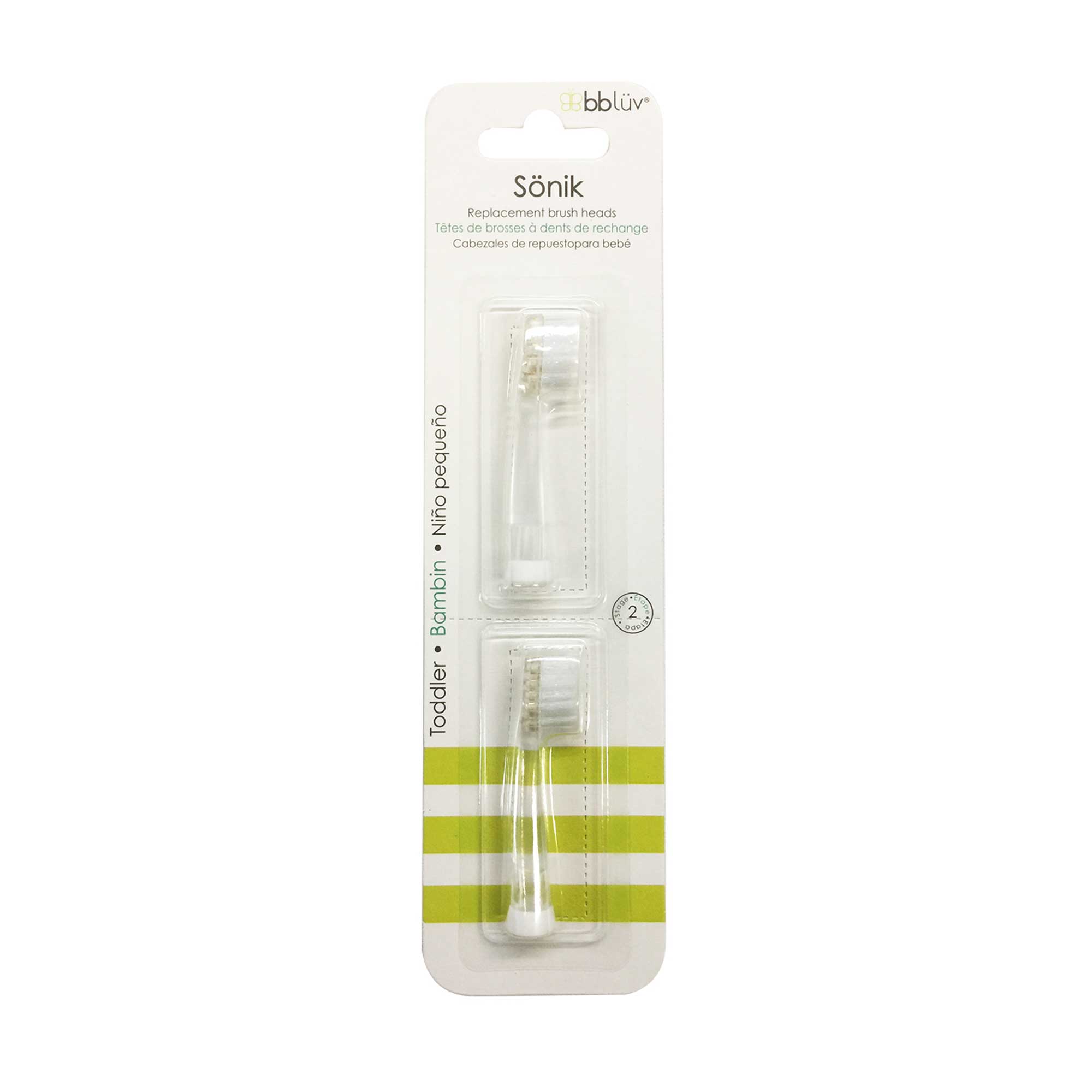 BBLUV - Têtes de brosses à dent de rechange MULTICOLORE BBlüv