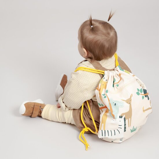 Miniland Sac à dos pour enfant Jungle Multicolore  Miniland Sac à dos pour enfant Jungle Multicolore