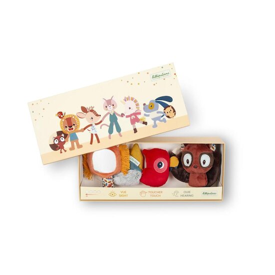 Lilliputiens Set de Découvertes Sensorielles Jack Multicolore  Lilliputiens Set de Découvertes Sensorielles Jack Multicolore