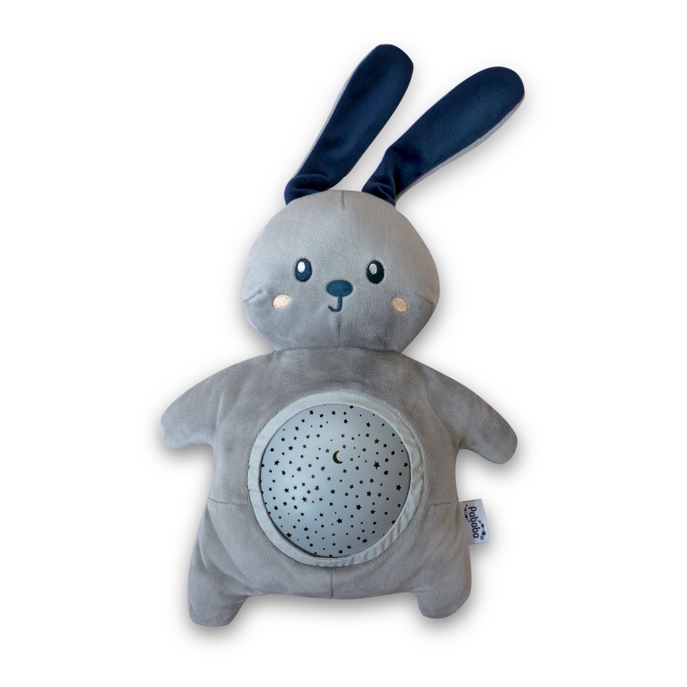 Projecteur d'étoiles peluche lapin Mimi Bunny GRIS Pabobo