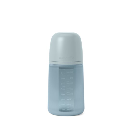 Suavinex Biberon silicone bleu 240 ml