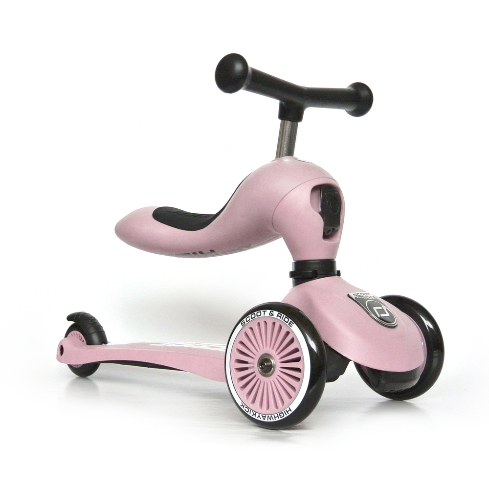 Trottinette 2 en 1 Highwaykick 1 ROSE Scoot and Ride