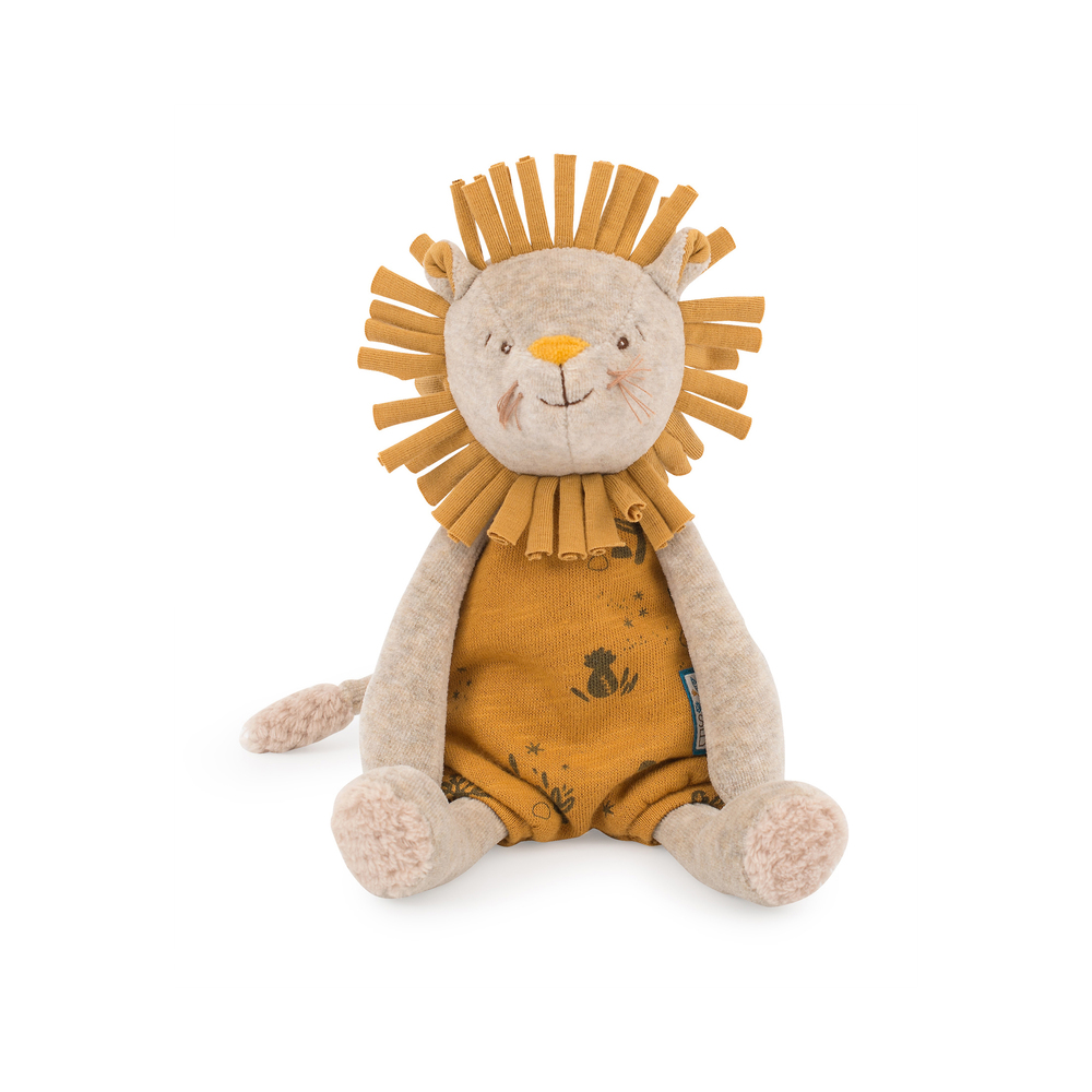 MOULIN ROTY - Poupée musique lion Sous mon baobab MULTICOLORE Moulin Roty