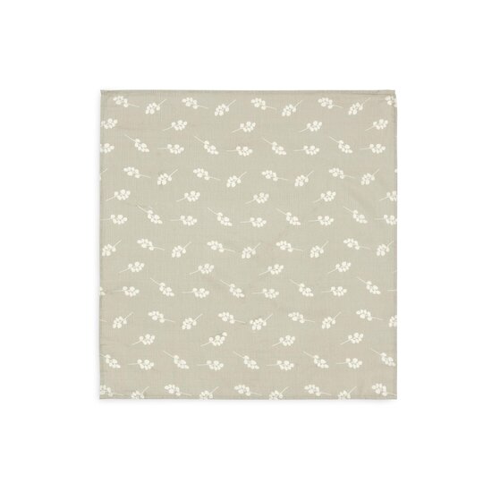 Jollein Lot de 3 langes gaze de coton small twig Olive Green 70x70 cm Jollein Lot de 3 langes gaze de coton small twig Olive Green 70x70 cm
