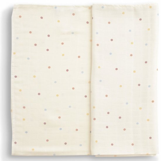 Gloop Lange en mousseline de coton Colored Confetti 100x100 cm