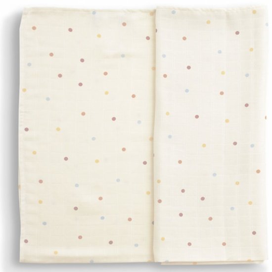 Gloop Lange en mousseline de coton Colored Confetti 100x100 cm
