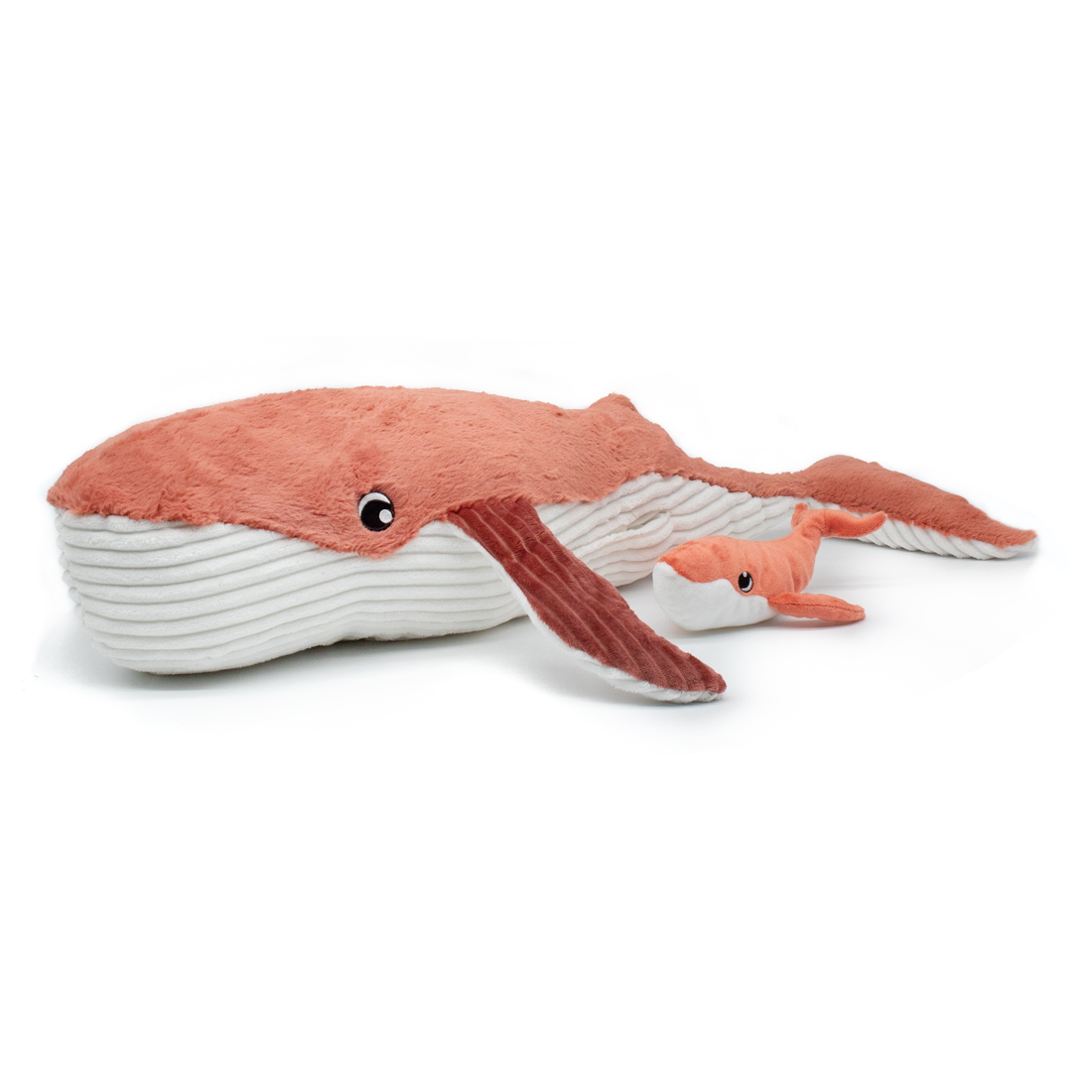 LES DEGLINGOS - Ptipotos Baleine maman/bébé ROUGE Les Déglingos