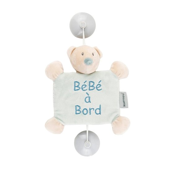 Bébé à bord, achat de peluche ventouse bébé à bord en ligne : adbb