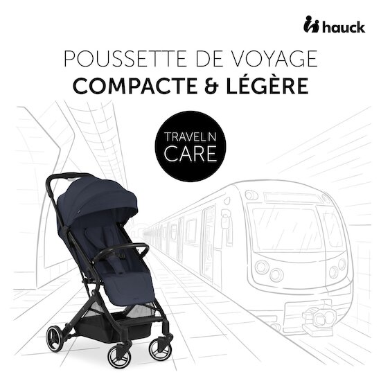 Hauck Poussette Travel N Care Dark Navy Blue  Hauck Poussette Travel N Care Dark Navy Blue