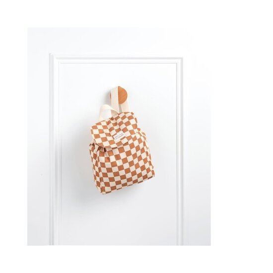 Sauthon Sac à dos Enfant Damier Petit Chou Ecru/Caramel 0-4 ans Sauthon Sac à dos Enfant Damier Petit Chou Ecru/Caramel 0-4 ans