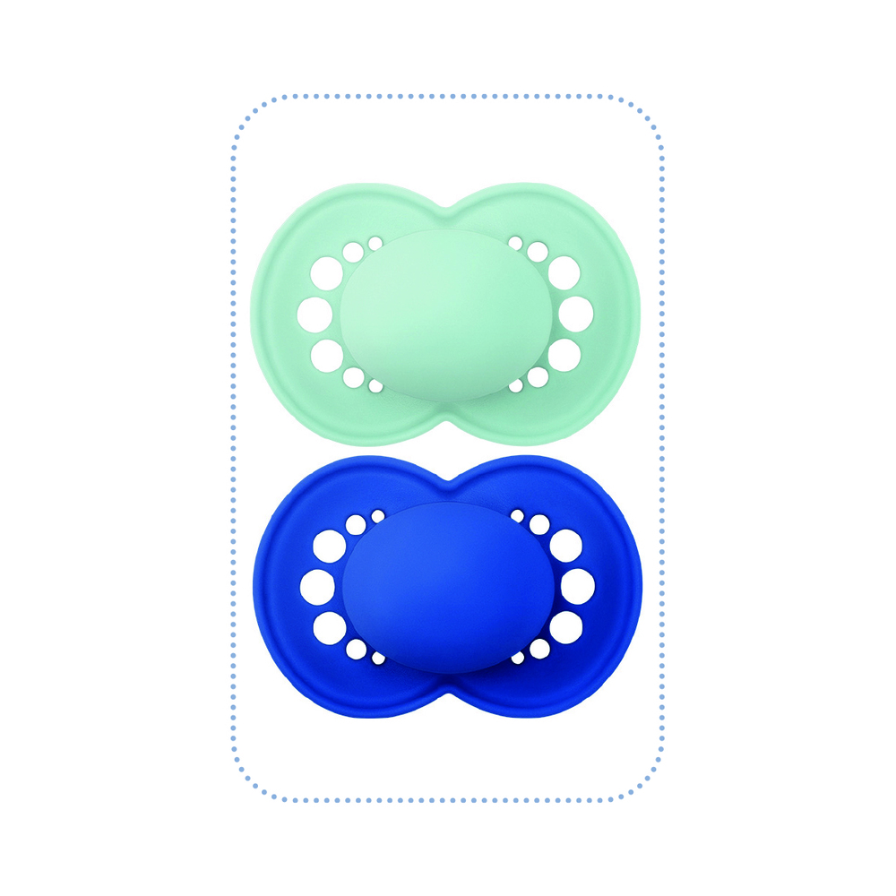MAM - 2 sucettes silicone Original MULTICOLORE MAM