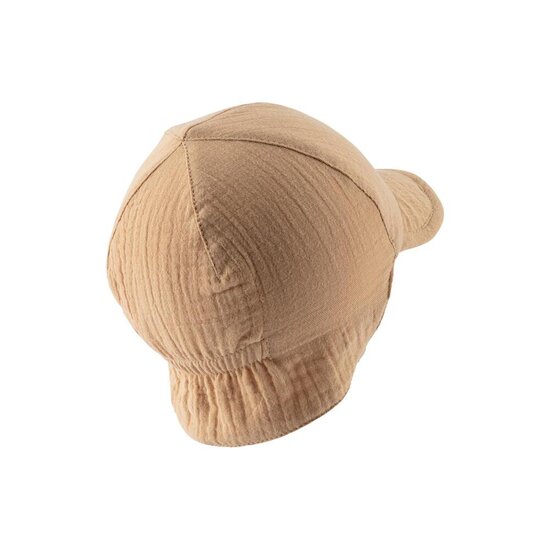 Sterntaler Casquette garçon reversible Mousseline Sable  Sterntaler Casquette garçon reversible Mousseline Sable