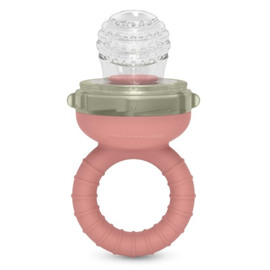 Suavinex Sucette grignoteuse anti-étouffement Rose 8 mois
