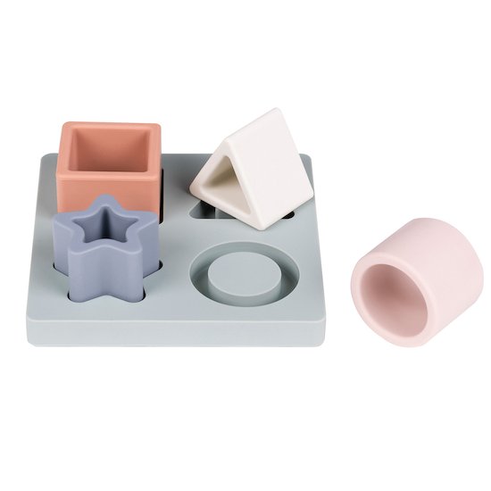 Nattou Jeu puzzle à formes silicone Sable 