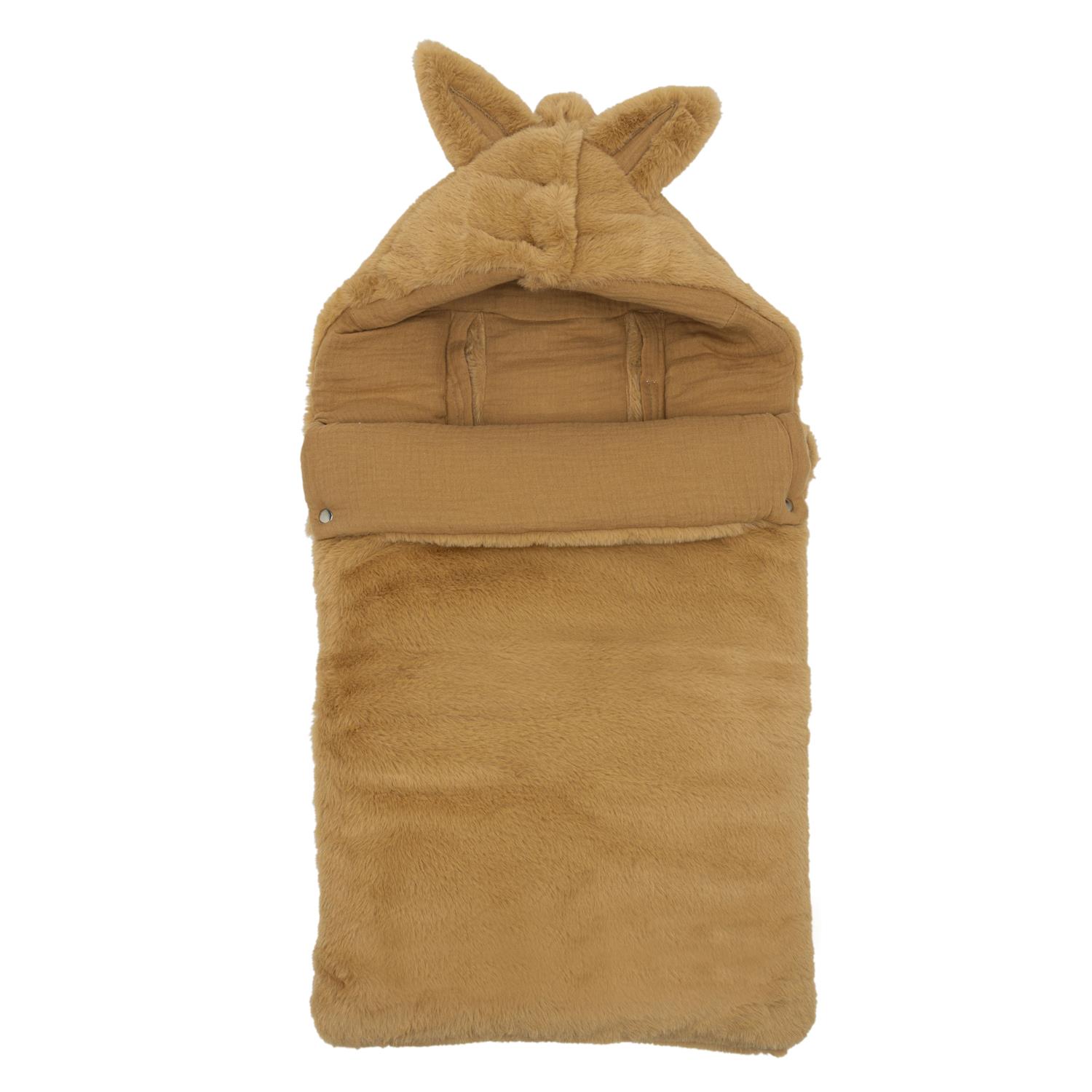 BB & Co - Nid d’ange fausse fourrure angora MARRON BB&Co