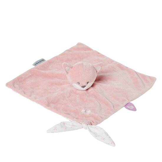 Nattou Doudou renard Alice et Pomme Rose 