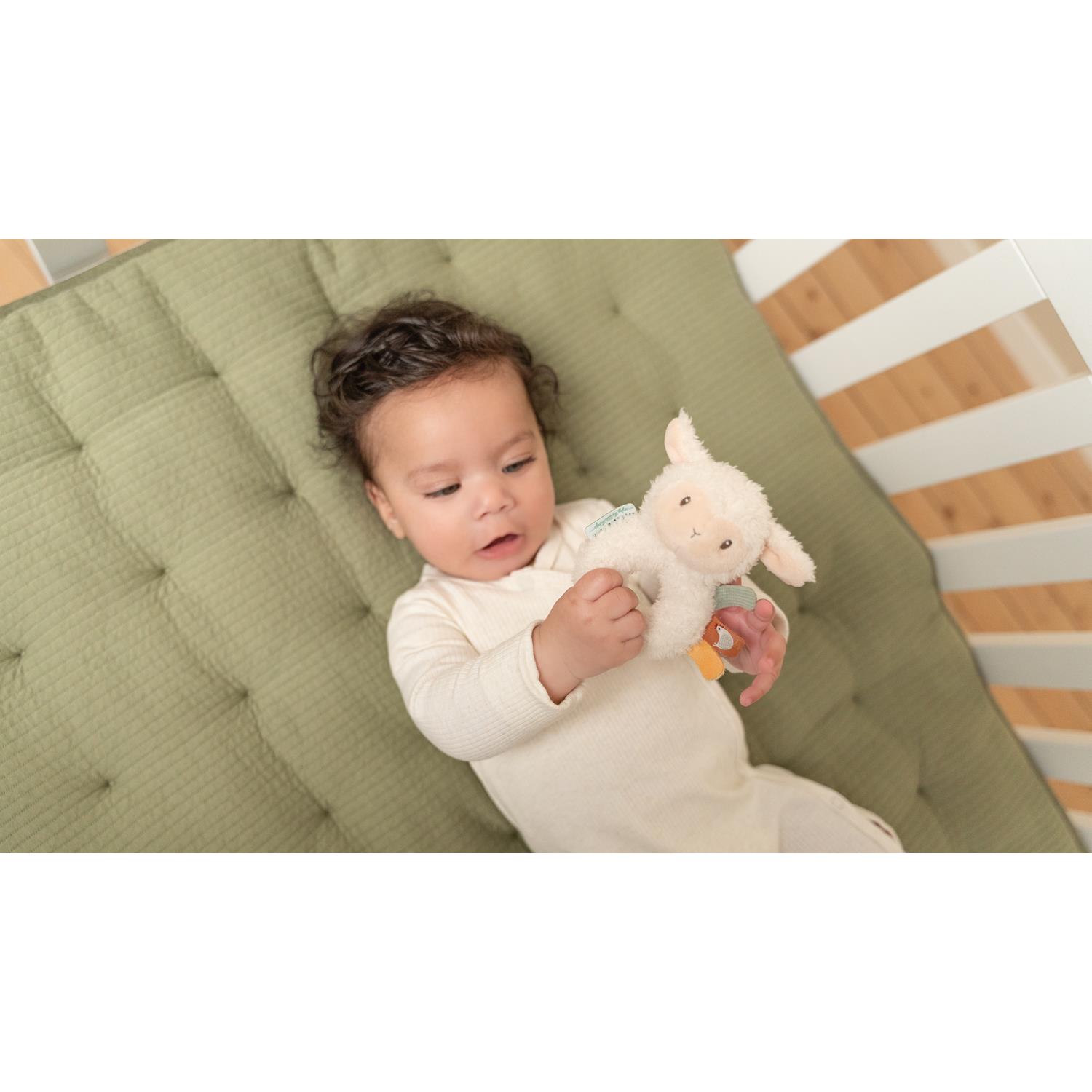 LITTLE DUTCH - Hochet anneau souple mouton MULTICOLORE Little Dutch