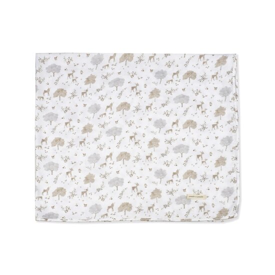 Pasito a Pasito Drap-housse pour nacelle + Lange Nara Beige  Pasito a Pasito Drap-housse pour nacelle + Lange Nara Beige