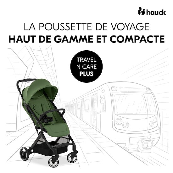 Hauck Poussette Travel N Care Plus Green  Hauck Poussette Travel N Care Plus Green