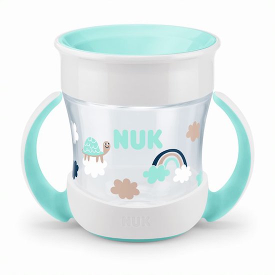 Nuk Mini Magic Cup - 360° - poignées Vert 