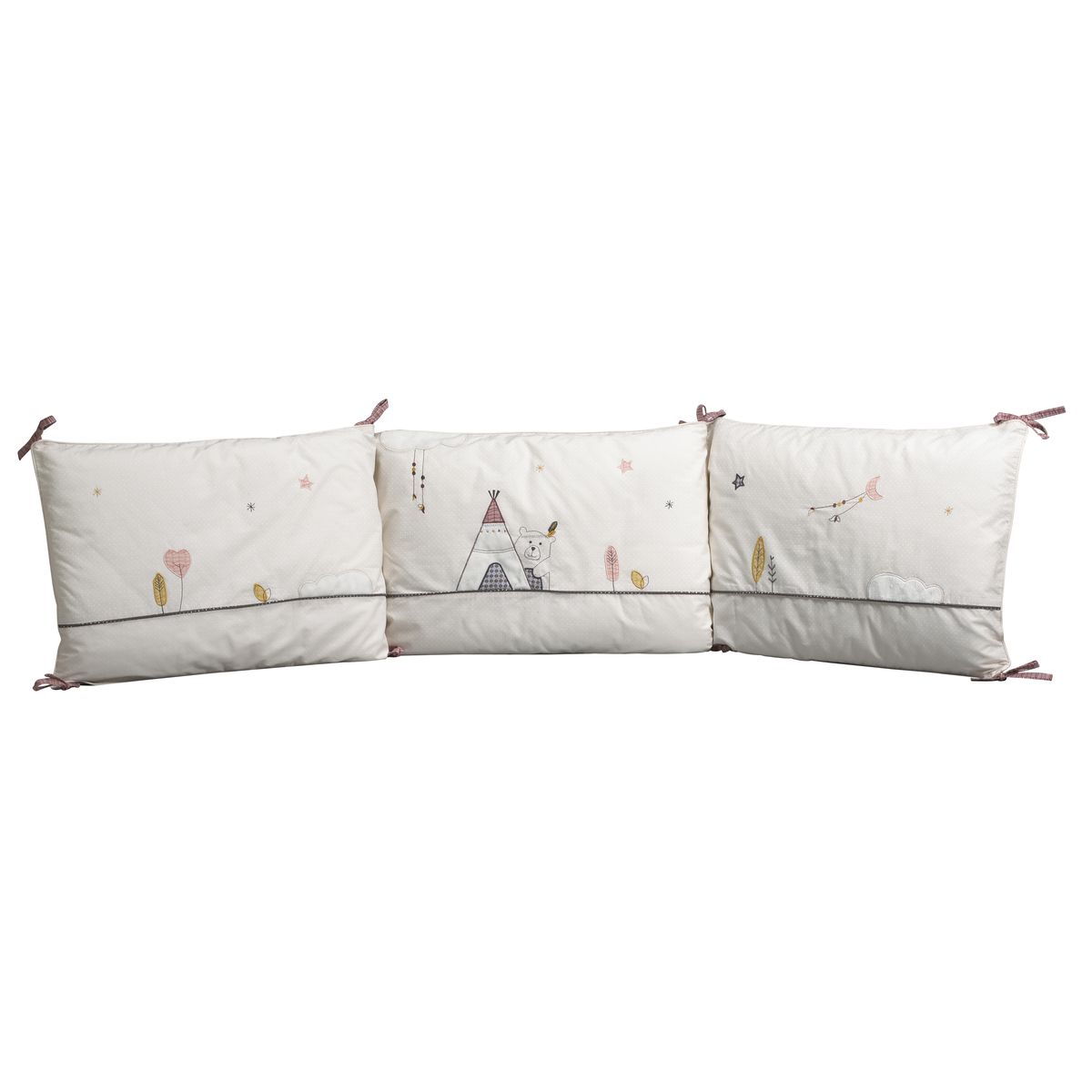 Tour de lit Timouki BLANC Sauthon Baby Déco
