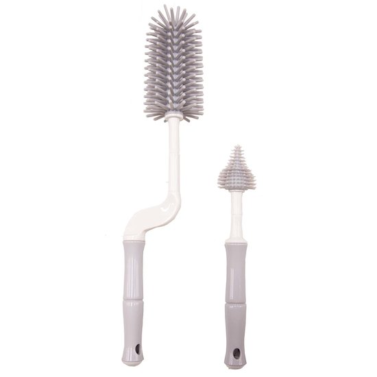 CDQ Goupillon Biberon et Tétine, Silicone Brosse À Bouteille de