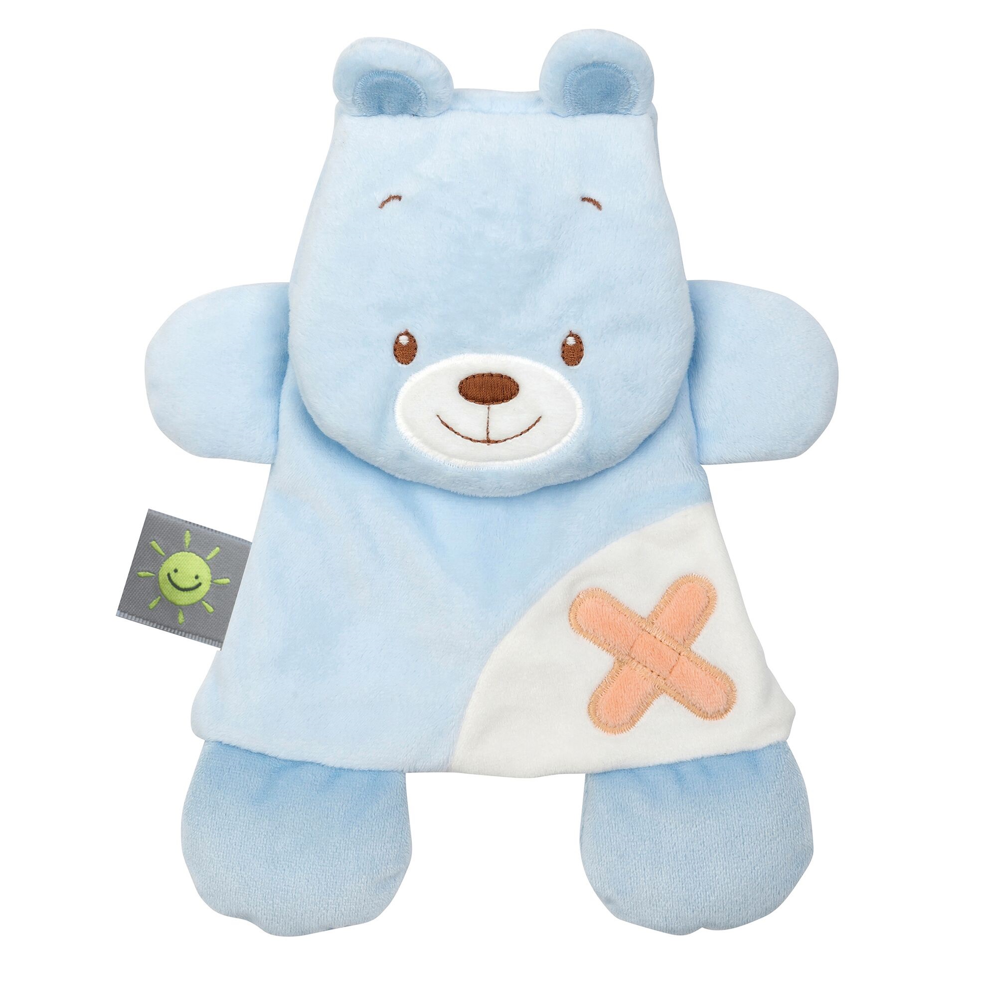 Nattou - Peluche bouillotte BLEU Nattou