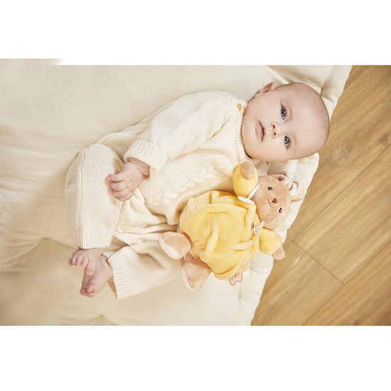 Kaloo Peluche Patapouf Lapin Jaune 17 cm