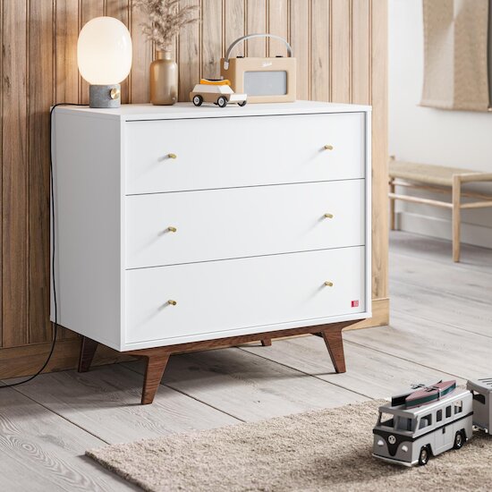 Vox Commode Mid II  Blanc/Noix  Vox Commode Mid II  Blanc/Noix