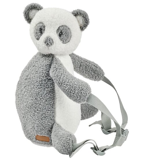 Nattou Sac à dos Peluche Panda Teddy Gris  Nattou Sac à dos Peluche Panda Teddy Gris