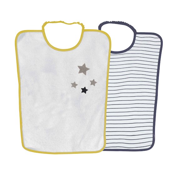 Trois Kilos Sept BAVOIRS maternelle X3 - MARINE Marine  22x38 cm