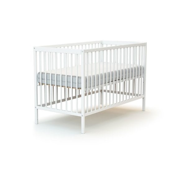 AT4 Lit bébé Essentiel Blanc 60 x 120 cm