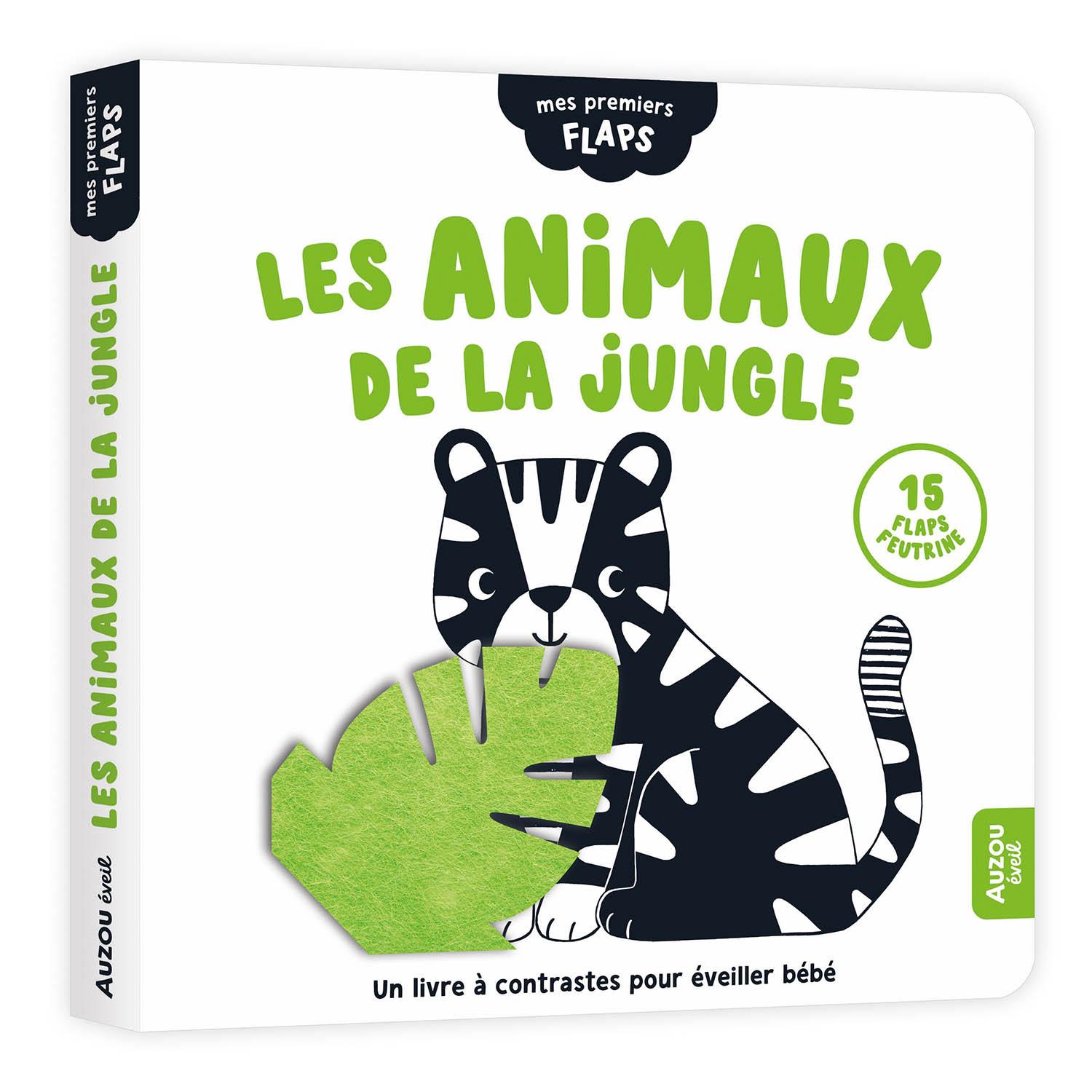 Livre Les animaux de la jungle MULTICOLORE Auzou