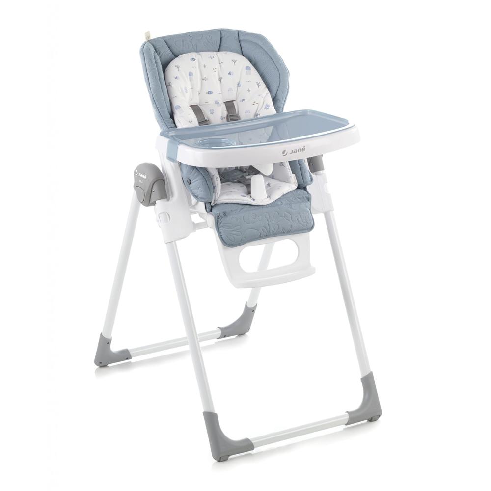 Chaise Haute Mila avec rédusteur BLEU Jané