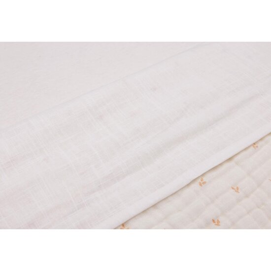 Jollein Drap Berceau Slub Ivory 75x100 cm