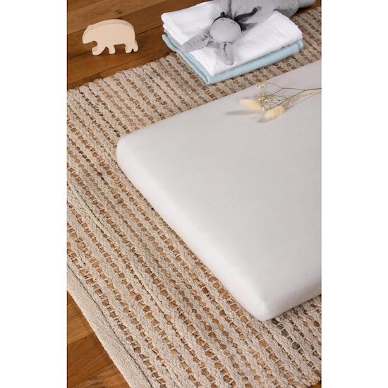 Kadolis Drap housse en coton bio pour berceau Naturel  Kadolis Drap housse en coton bio pour berceau Naturel