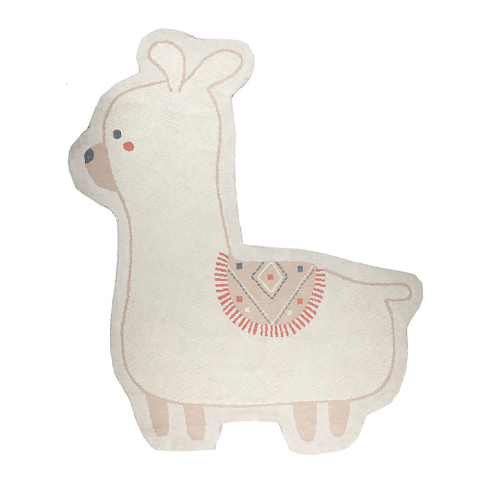 Tapis Lama bio Moris & Sacha BLANC Noukie's