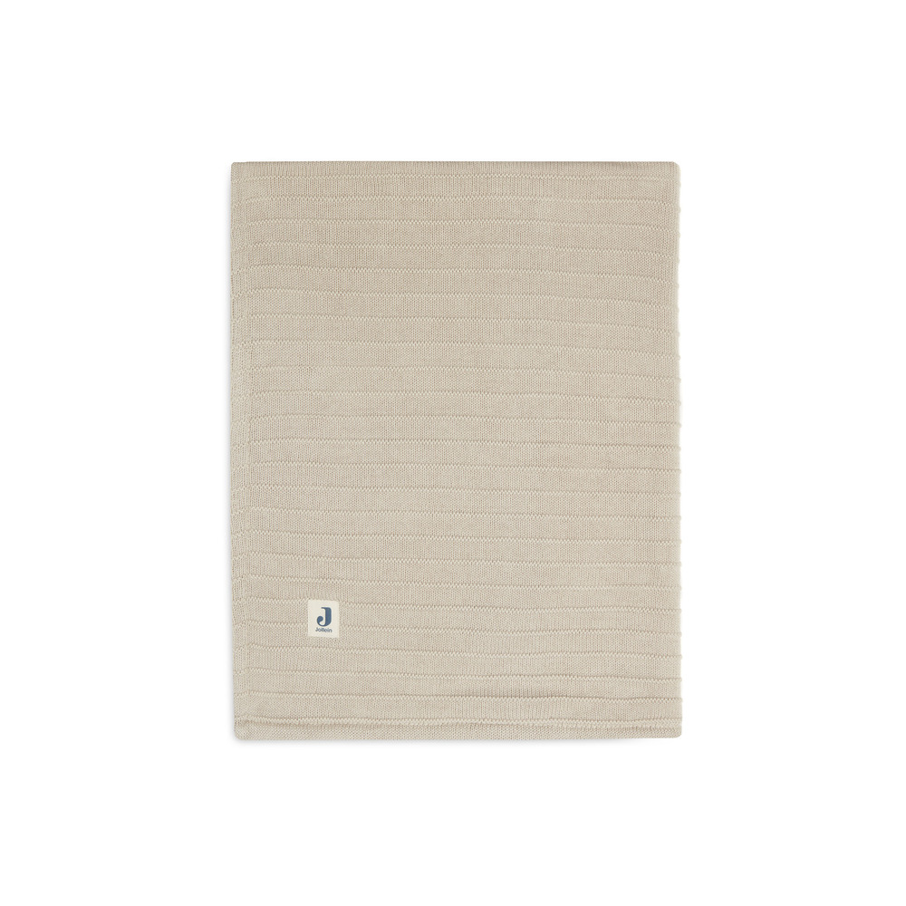 Couverture Berceau Pure Knit Velvet BEIGE Jollein