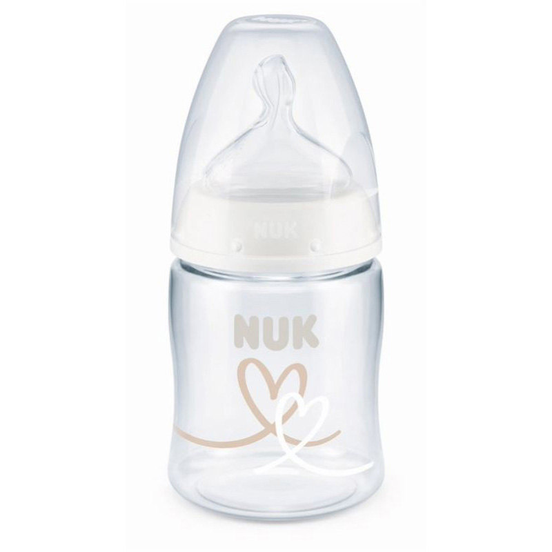 Nuk Biberon en Verre First Choice Bleu 240 ml