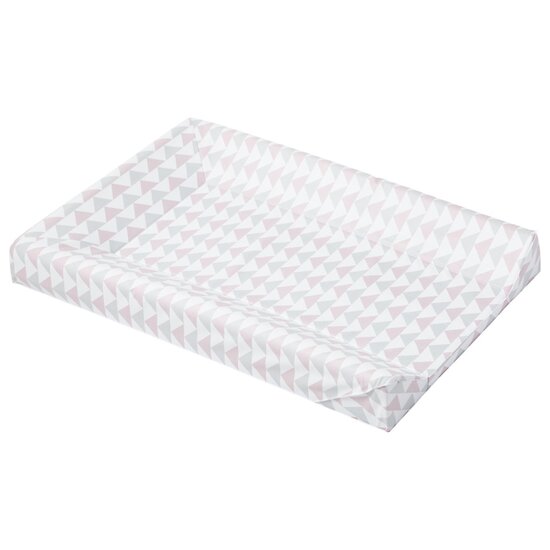 BabyCalin Matelas à langer Luxe  Géométrique rose gris 50x70 cm BabyCalin Matelas à langer Luxe  Géométrique rose gris 50x70 cm