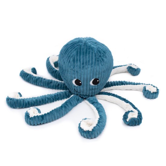 Les Déglingos Ptipotos Pieuvre maman/bébé Bleue  Les Déglingos Ptipotos Pieuvre maman/bébé Bleue