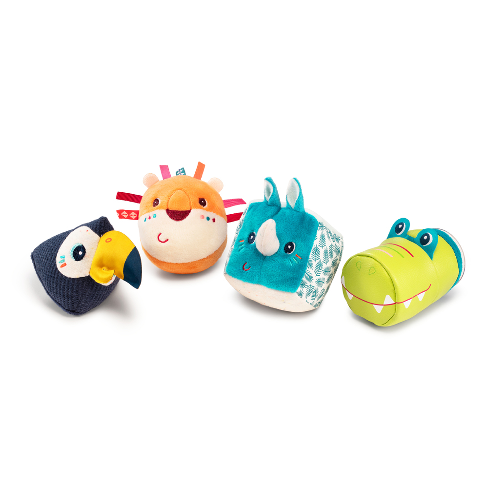 Lilliputiens - 4 formes JUNGLE MULTICOLORE Lilliputiens